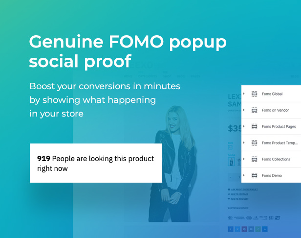 Fomo popup